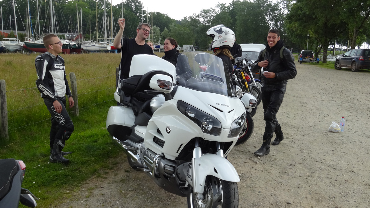 Laurent, motard du 56 en Honda Goldwing