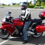 Ludovic sur son VFR 1200 Honda