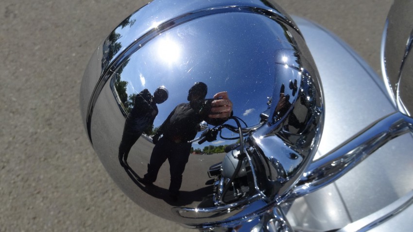 David Jazt & Laura en Harley Davidson