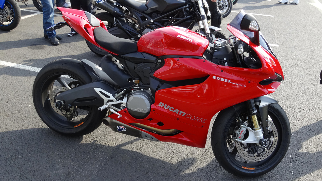 Ducati 899 de piste à Rennes
