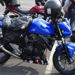 Kawasaki Z 750 bleue de Rennes
