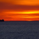 couché de soleil sur Saint-Malo en juillet 2014