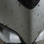 tête de fourche ducati 899 blanche