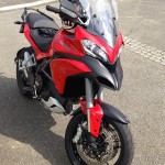 vue avant du Multistrada Ducati