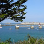 vue vers Intra Muros depuis la Cité d'Aleth de Saint-Servan