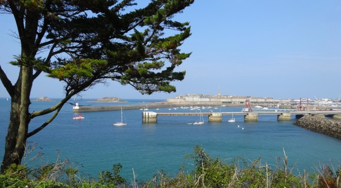 vue vers Intra Muros depuis la Cité d'Aleth de Saint-Servan