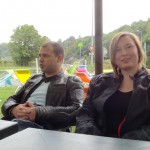 motard et motarde à Dinan