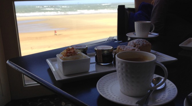 un café vue mer à Saint-Malo
