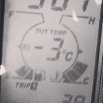 température négative en hiver