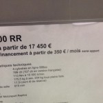 tarif 2015 S1000RR
