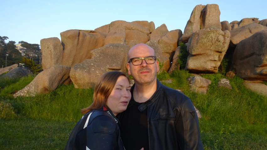 David et Laura à Trebeurden