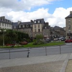 rond point de l'hôtel de ville de Dinan