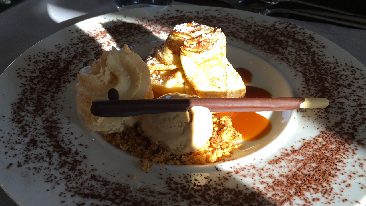 gourmandise au restaurant du golf de saint-malo