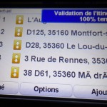 itinéraire en détail