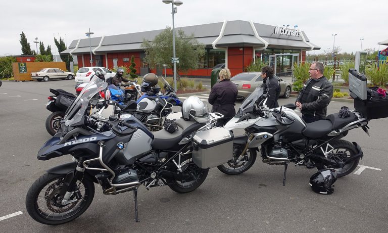 groupe motard pour une sortie moto