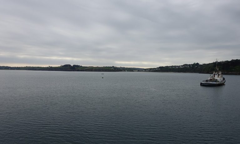 port et vue mer Tour de Bretagne à moto