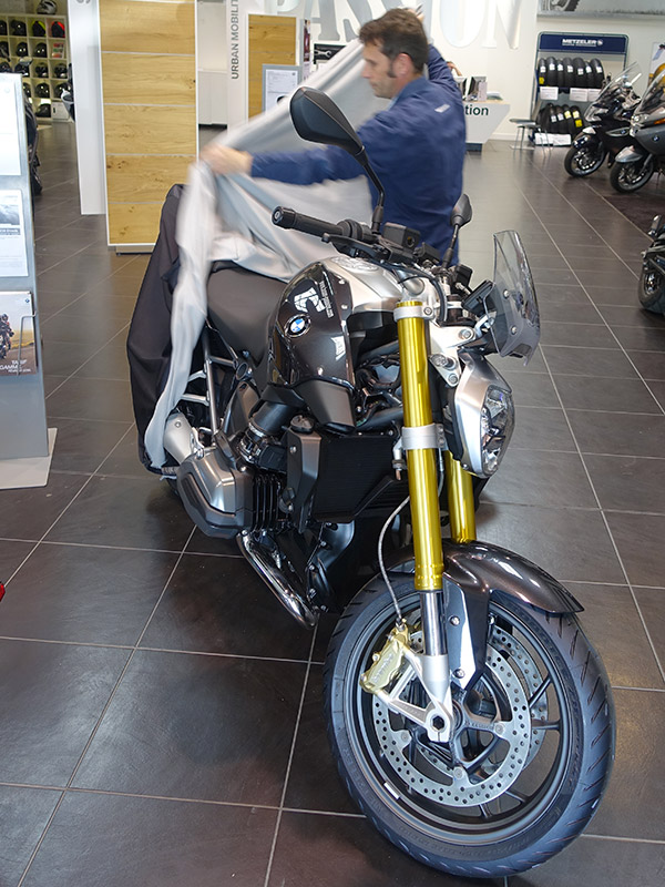 moto de David Jazt BMW chez Boxer Passion Rennes