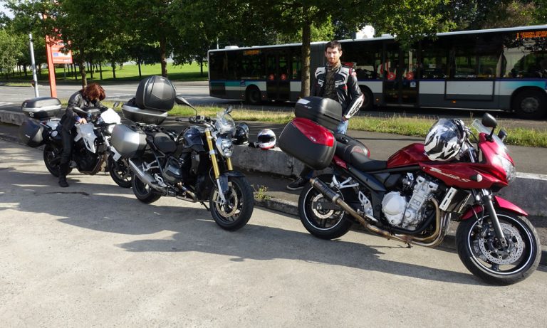 les motards Rennais vers le Massif Central
