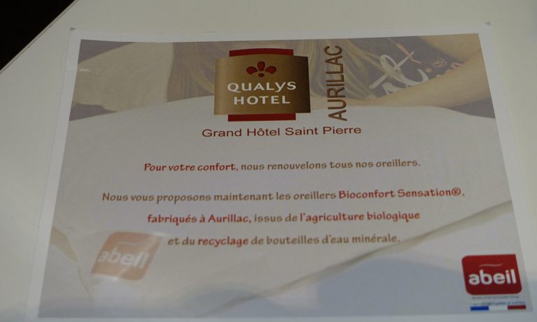 confort de l'hôtel à Aurillac