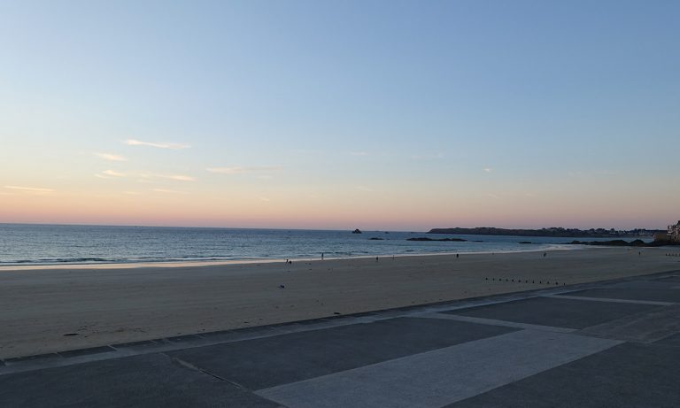 plage de Rotheneuf près de paramé de Saint-Malo