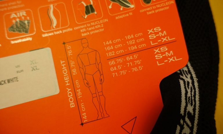 comment choisir sa taille de dorsale moto