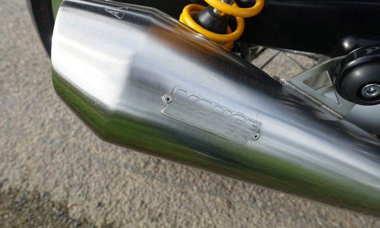 échappement en option sur Thruxton R