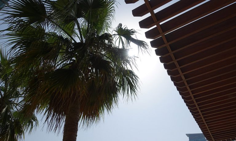 ambiance sur la terrasse du Shangri-La doha
