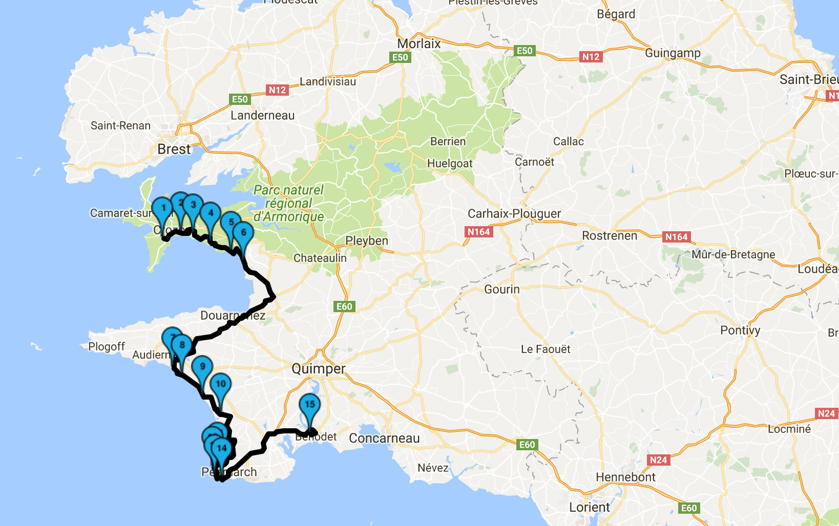 Roadbook Tour de Bretagne 2017