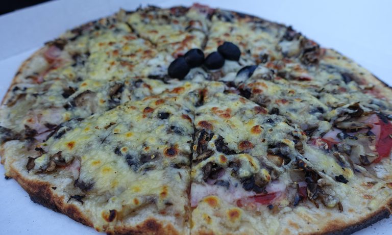pizza en roadtrip motard