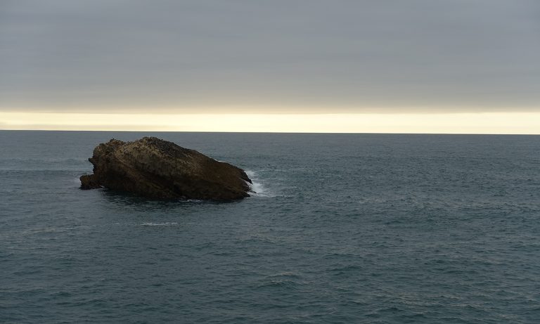 la mer à Biarritz