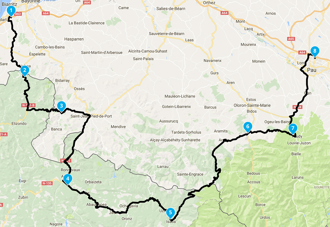 Roadbook en montagne pour une randonnée à moto