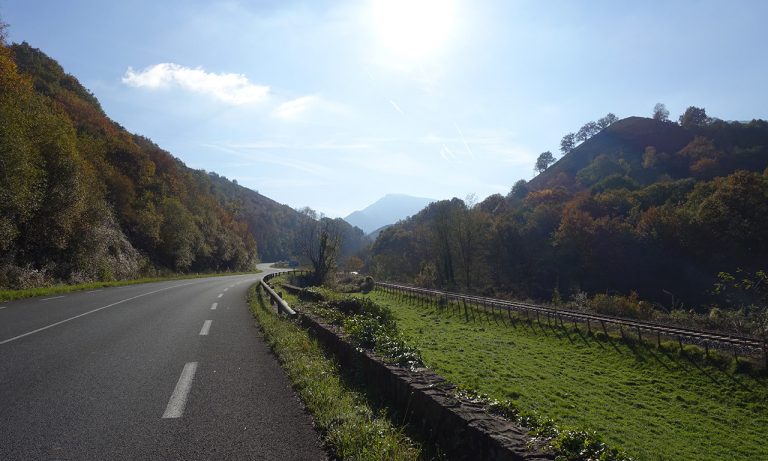 Balade moto en montagne