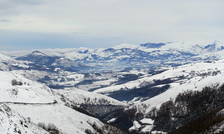 vue montagne neige hiver 2018