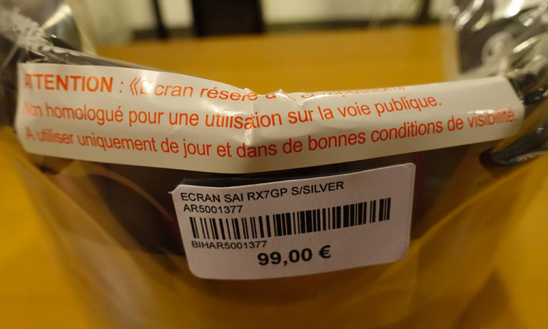 prix de la visière moto Arai Chaser 5 iridium