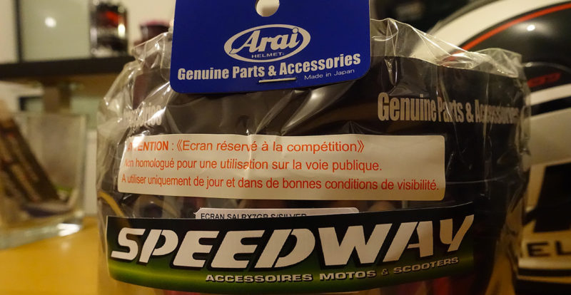 Speedway : spécialiste de la visière pour casque de moto