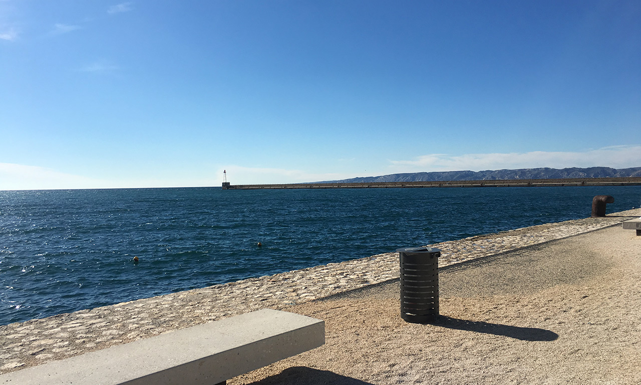 embouchure vers le vieux port de Marseille