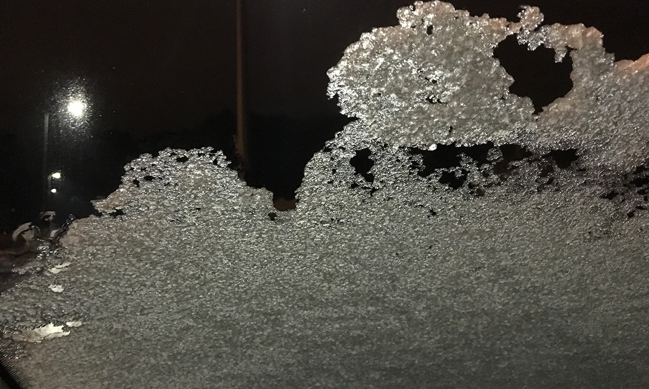 Vue depuis la voiture à Biarritz