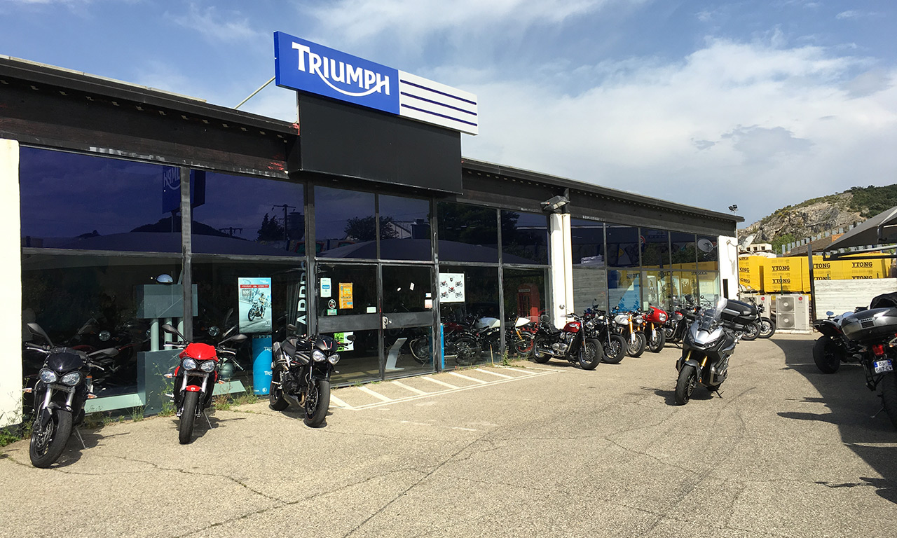 Concession moto Triumph Provence