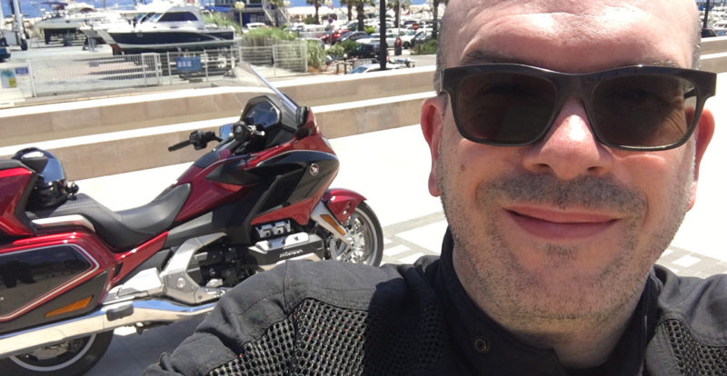 David Jazt roule en Honda Goldwing 2018