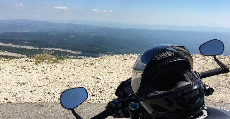 Balade moto au Mont Ventoux