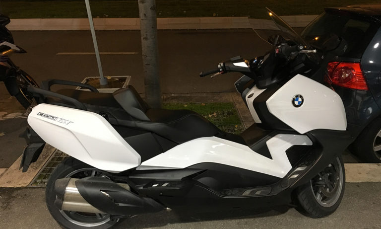 Scooter C650GT blanc (2018) de David Jazt à Marseille