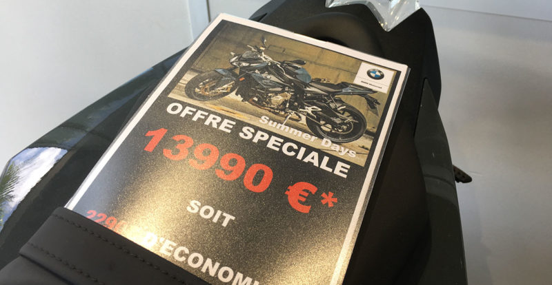 BMW S1000R : grosse promo en stock !
