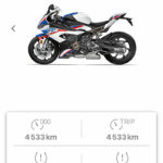 S1000RR sur l'application BMW My CONNECT