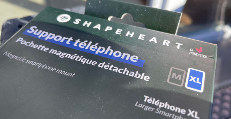 Support téléphone moto avec Shapeheart