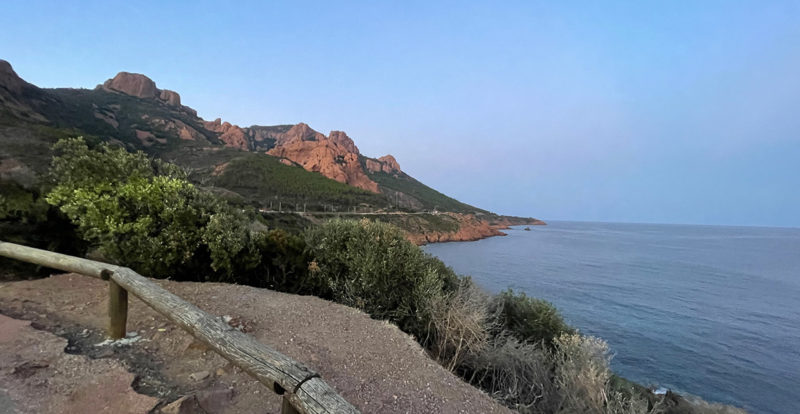 Massif d'Esterel dans le Var