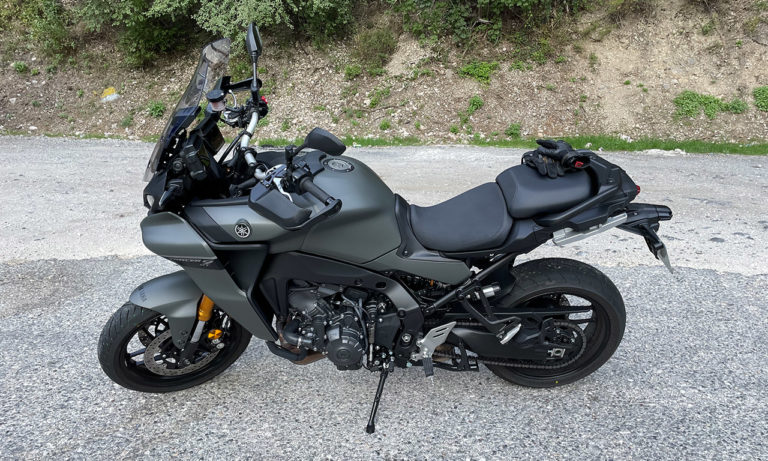 David Jazt roule en TRACER 9GT de chez Yamaha