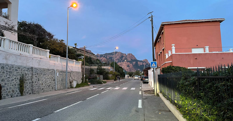 balade moto massif d'estérel