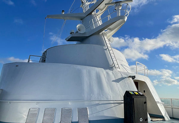 pont avant du Corsica Ferries