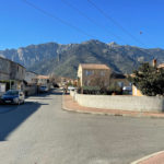 Corte, entrée de la ville universitaire