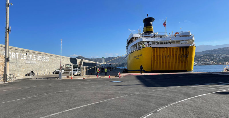 Embarquement Corsica Ferries